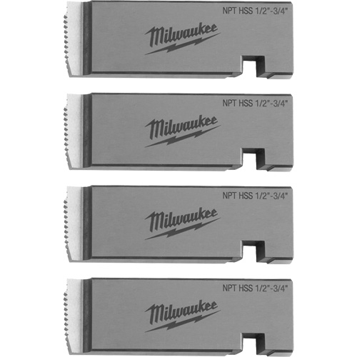 NPT Universal Pipe Threading Dies, For Pipe Size 1/2"-3/4", High Speed for Stainless Steel