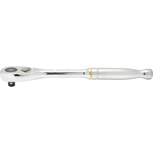 90-Tooth Quick Release Teardrop Ratchet, 3/8" Drive, Ergonomic Handle