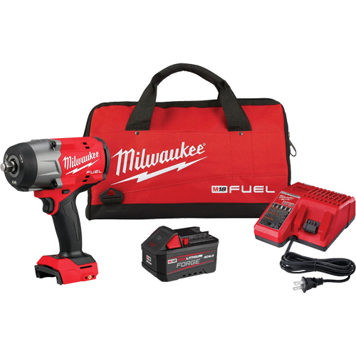 M18 Fuel™ High Torque Impact Wrench with Friction Ring RedLithium™ Forge™ Kit, 18 V, 1/2" Socket