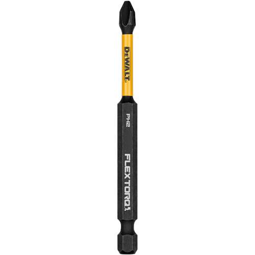 FLEXTORQ® Impact Driver Bit, Phillips, #2 Tip, 1/4" Drive Size, 3-1/2" Length