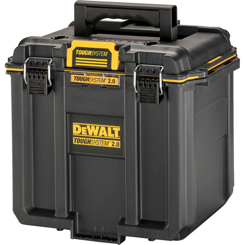 ToughSystem® 2.0 Deep Compact Toolbox, 10" x 15-7/20" x 13-4/5", Black/Yellow