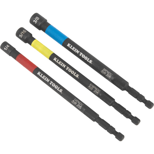 11-in-1 Impact-Rated Driver and Flip Socket 2-Piece Set, 1/4" Drive, 6-3/10" L, Magnetic