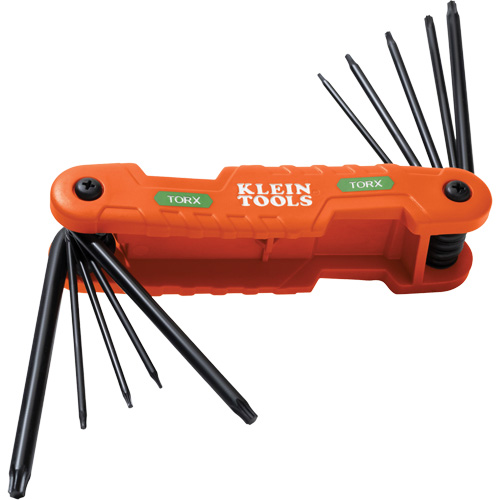 Pro Folding Hex Key Set, 10 Pcs., Torx®
