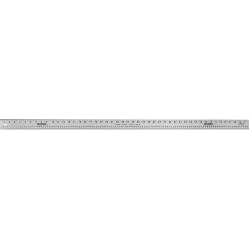 Aluminum Inch/Metric Straight Edge, 48" L, 2" W