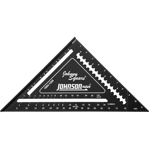 12" Johnny Square® Professional Easy-Read™ Rafter Square