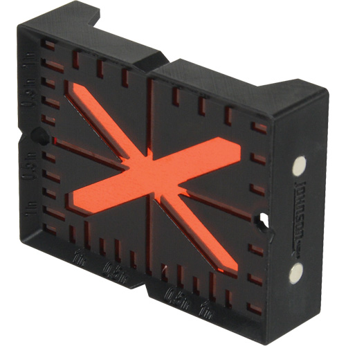 Red Magnetic Laser Target