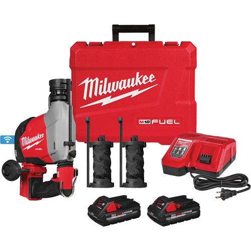 Fuel™ Overhead Rotary Hammer with Integrated Dust Extraction, 18 V, 5/8", 1310 RPM