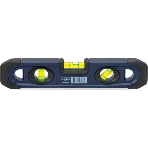 Torpedo Level, 9" L, 3 Vials, Magnetic