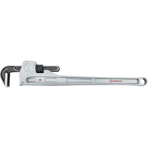 Pipe Wrench, 5" Jaw Capacity, 36" Long, Powder Coated Finish, Non-Ergonomic Handle