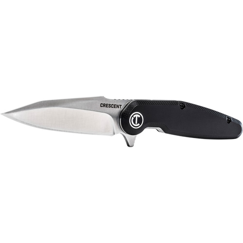 Harpoon Blade Composite Handle Pocket Knife, 3-1/2" Blade, Steel Blade, Plastic Handle