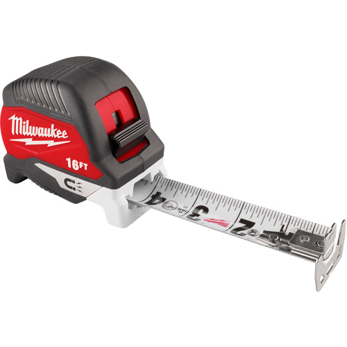 Electrician's Magnetic Tape Measure, 1-1/8" x 16'
