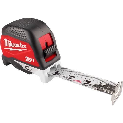 Electrician's Magnetic Tape Measure, 1-1/8" x 25'