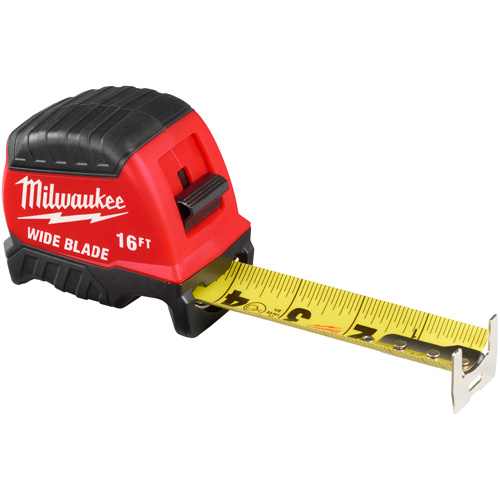 Wide Blade Measuring Tape, 1-3/8" x 16'