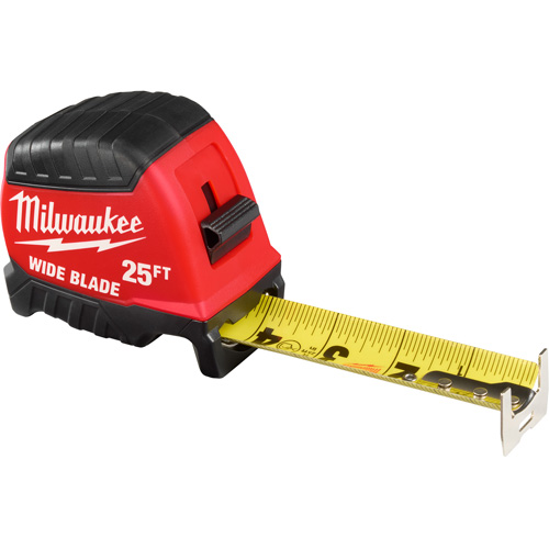 Wide Blade Tape Measure, 1-3/8" x 25'