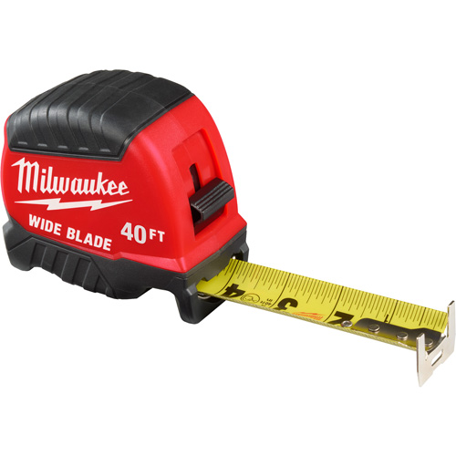 Wide Blade Tape Measure, 1-3/8" x 40'