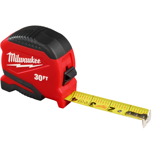 Compact Tape Measure, 1" x 30'