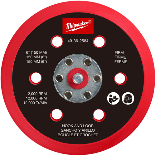 Firm Hook and Loop Sander Backing Pad
