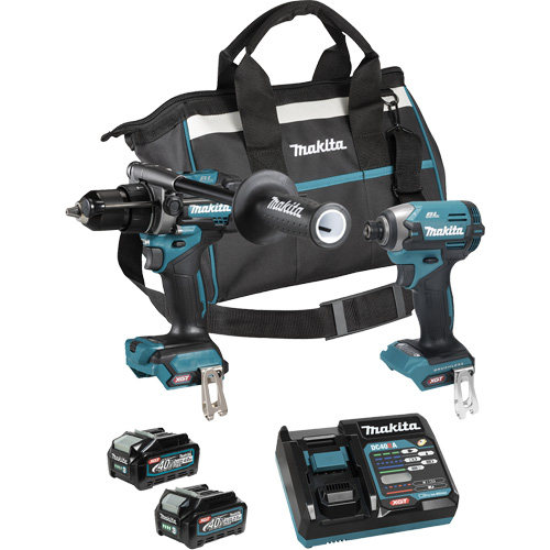 XGT Brushless 2-Tool Combo Kit, 40 V