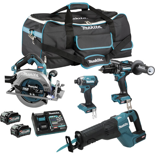 XGT Brushless 4-Tool Combo Kit, 40 V