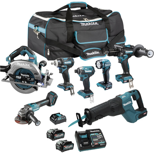 XGT Brushless 7-Tool Combo Kit, 40 V
