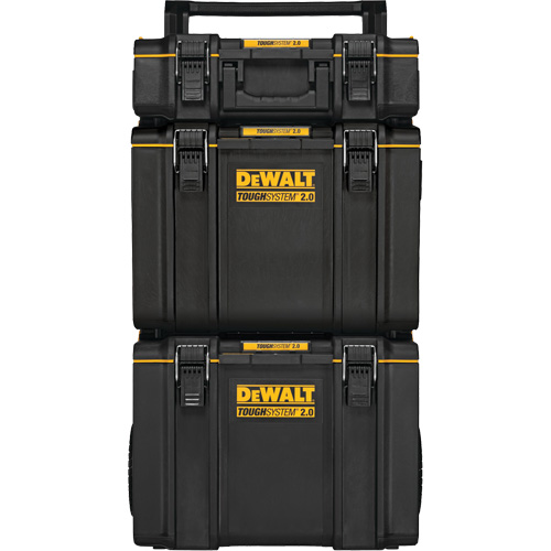 TOUGHSYSTEM® 2.0 Rolling Tower, 24" x 20-2/5" x 34-1/2", Black/Yellow