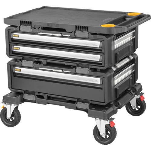 TOUGHSYSTEM® 2.0 DXL™ 4-in-1 Modular Workstation, 34" x 25-4/5" x 30", Black/Yellow