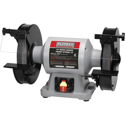 Bench Grinder, 10" Wheel Diameter, 1-1/2 HP, 1750 RPM