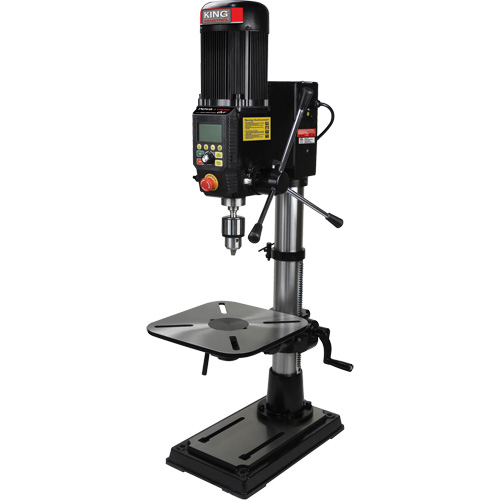 Benchtop DVR Drill Press, 16", 5/8" Chuck, 3000 RPM
