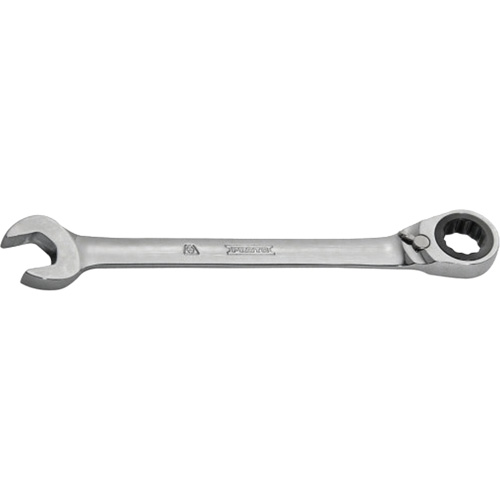 Combination Reversible Ratcheting Wrench, 12 Point, Polished Finish