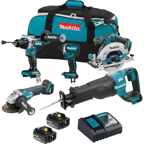 18V LXT Brushless 5 Tool Combo Kit, 18 V