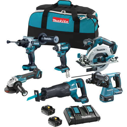 LXT Brushless 6 Tool Combo Kit, 18 V
