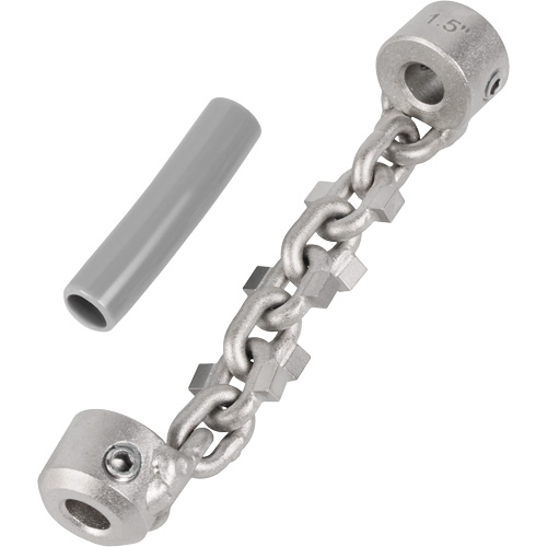 1-1/4" - 1-1/2" Carbide Chain Knocker for 1/4" Chain Snake Cable