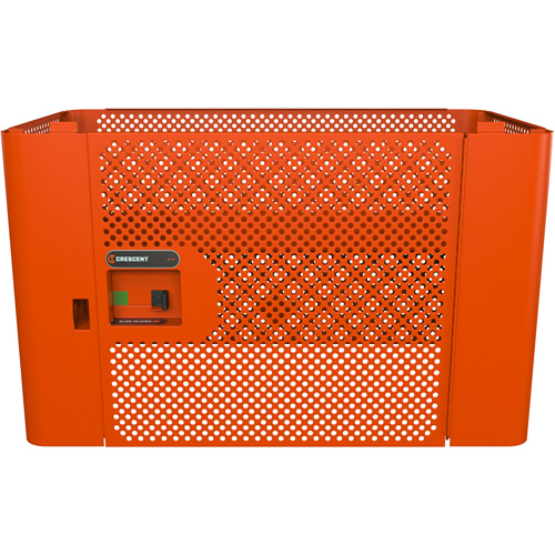 RAILWORKS Mesh Security Panel Single Door Lockable Storage