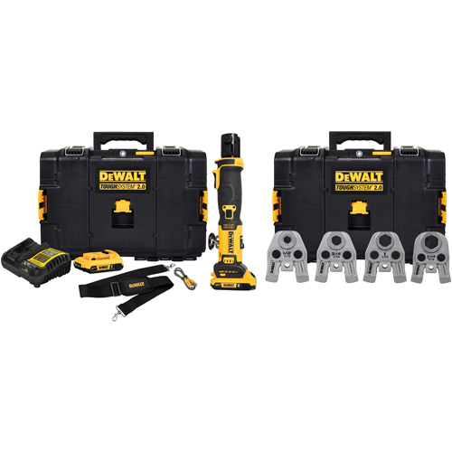 Compact Press Tool Kit with CTS Jaws, 1/2" - 1-1/4", Power Driven