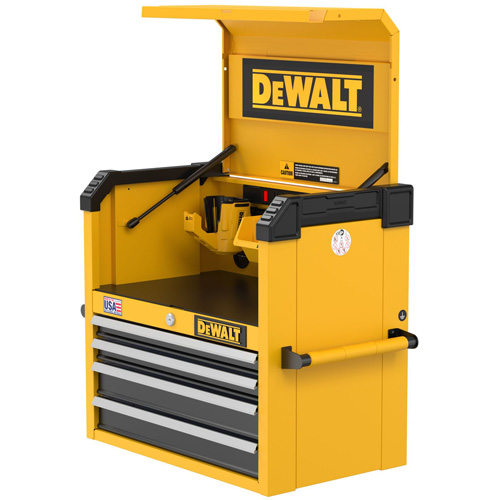 Heavy-Duty Tool Chest, 26" W, 4 Drawers, Yellow