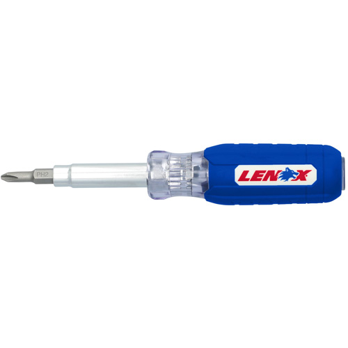 6-in-1 Multi-Bit Screwdriver, Textured Handle