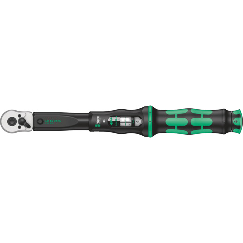 Click-Torque B Torque Wrench with Reversible Ratchet, Click, 3/8" Square Drive, 10 - 50 Nm