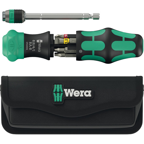 Kraftform Kompakt 26 RA-R Ratchet with Pouch, Plastic Handle