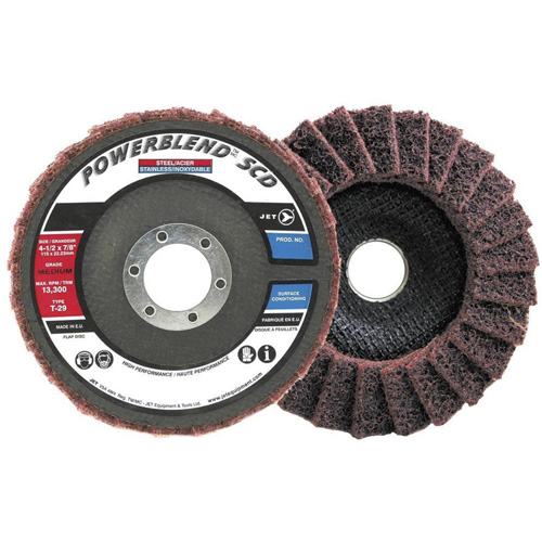 POWERBLEND SCD Surface Conditioning Flap Disc, 5" x 7/8", Type 29, Coarse Grit