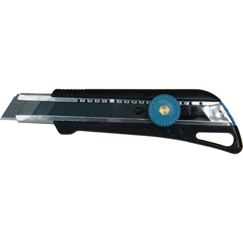 READYEDGE™ 18mm Professional Knife with Ratchet, Carbon Steel, Heavy-Duty, Plastic Handle