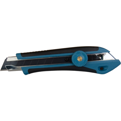 READYEDGE™ 18mm Professional Knife, Carbon Steel, Heavy-Duty, Rubber Handle