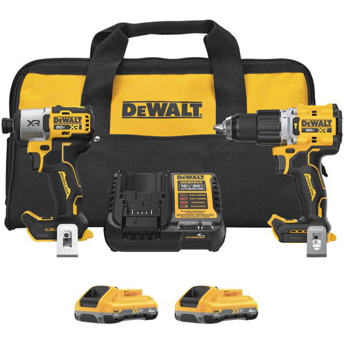 XR® 2-Tool Hammer Drill/Impact Combo Kit with POWERPACK Batteries, 20 V