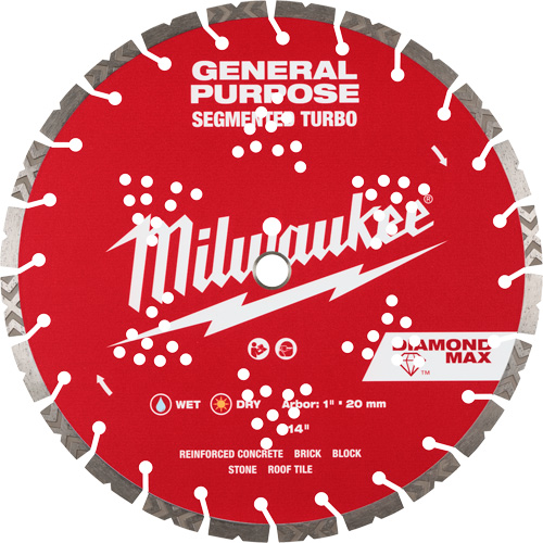 DIAMOND MAX™ Segmented Turbo General Purpose Diamond Blade