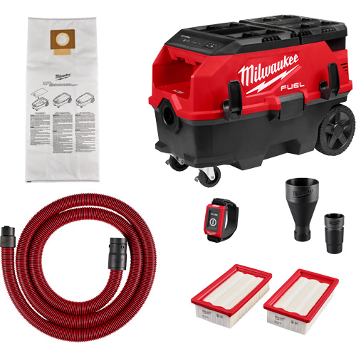 M18 FUEL™ 9 Gallon Dual Battery Dust Extractor with PACKOUT™ Compatibility and VACLINK™ Kit, 27-3/4" x 19"