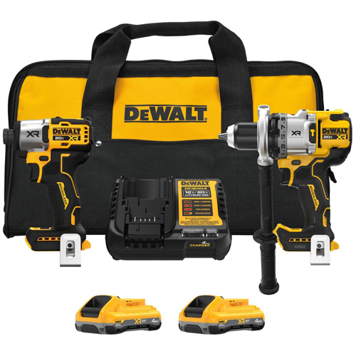 MAX* XR® 3-Speed Hammer Drill & Impact Driver 2-Tool Combo Kit with XR POWERPACK™ Batteries, Lithium-Ion, 20 V