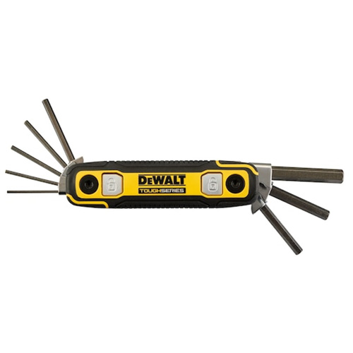 TOUGHSERIES™ Folding Locking Hex Key, 8 Pcs., Imperial