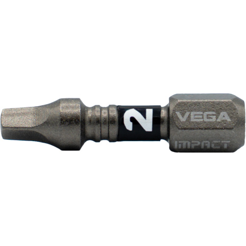 Impactech® Insert Bit, Square, #2, 1/4" Drive