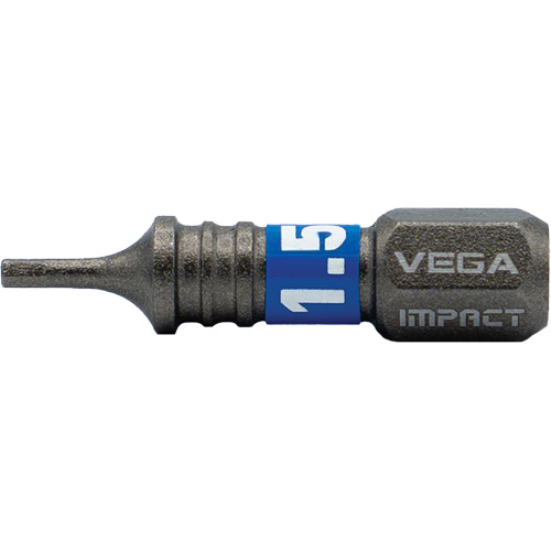 Impactech® Insert Bit, Hex, 1.5 mm, 1/4" Drive