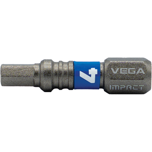 Impactech® Insert Bit, Hex, 4 mm, 1/4" Drive