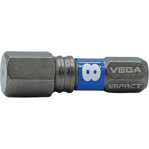 Impactech® Insert Bit, Hex, 8 mm, 1/4" Drive